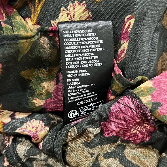 NEW FREE PEOPLE Lolita Maxi Skirt / Wash Black Combo Size Medium - Picture 8 of 9